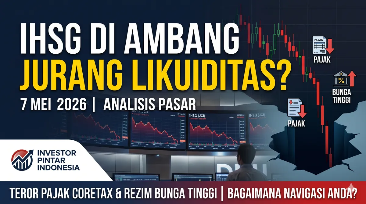 Rekomendasi Saham 7 Mei 2026: Mengukur Kedalaman Jurang Likuiditas di Tengah Teror Pajak Coretax dan Rezim Bunga Tinggi