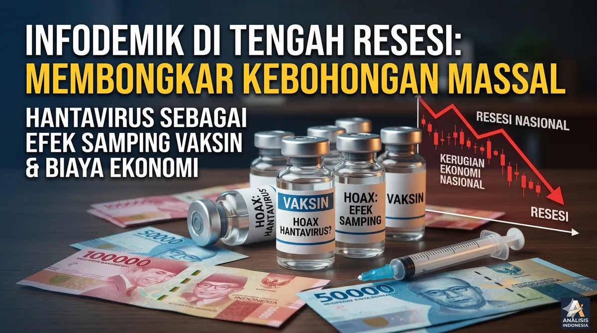 Infodemik di Tengah Resesi: Membongkar Kebohongan Massal Hantavirus Sebagai Efek Samping Vaksin dan Biaya Ekonomi dari Kebodohan Publik