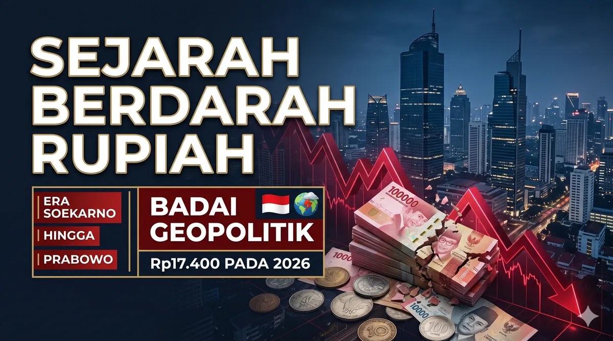 Sejarah Berdarah Rupiah: Mengarungi Badai Geopolitik dari Era Soekarno hingga Terkapar di Angka Rp17.400 pada 2026