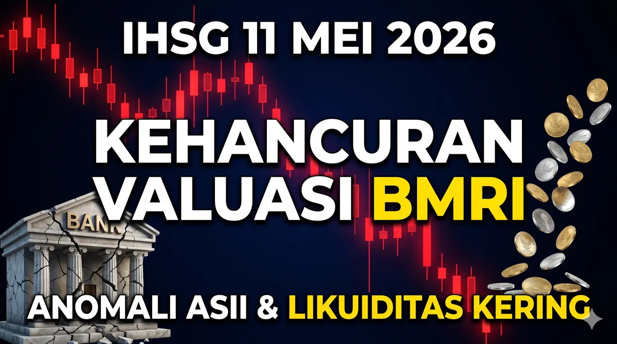 Analisis Performa IHSG 11 Mei 2026 : Kehancuran Valuasi BMRI dan Anomali ASII di Tengah Keringnya Likuiditas Bursa