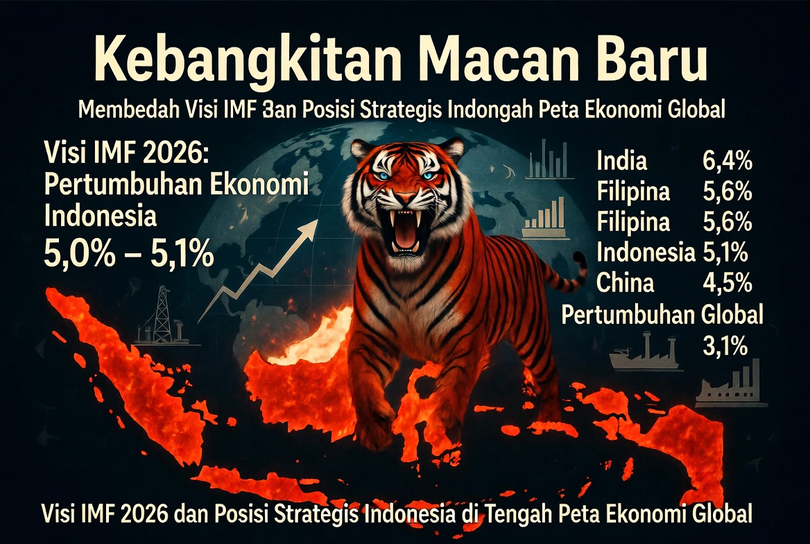 Kebangkitan Macan Baru: Membedah Visi IMF 2026 dan Posisi Strategis Indonesia di Tengah Peta Ekonomi Global