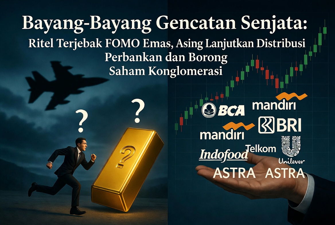 Rekap Performa IHSG 16 April 2026 : Ritel Terjebak FOMO Emas, Asing Lanjutkan Distribusi Perbankan dan Borong Saham Konglomerasi
